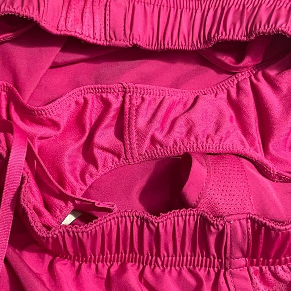 Nike Womens Athletic Shorts Small Pink Tempo Dri Fit Lined Running Workout - Picture 7 of 11
